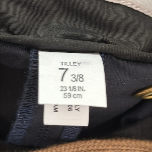 Tilley OUTBACK hat - Navy/British Tan - Picture 13 of 15